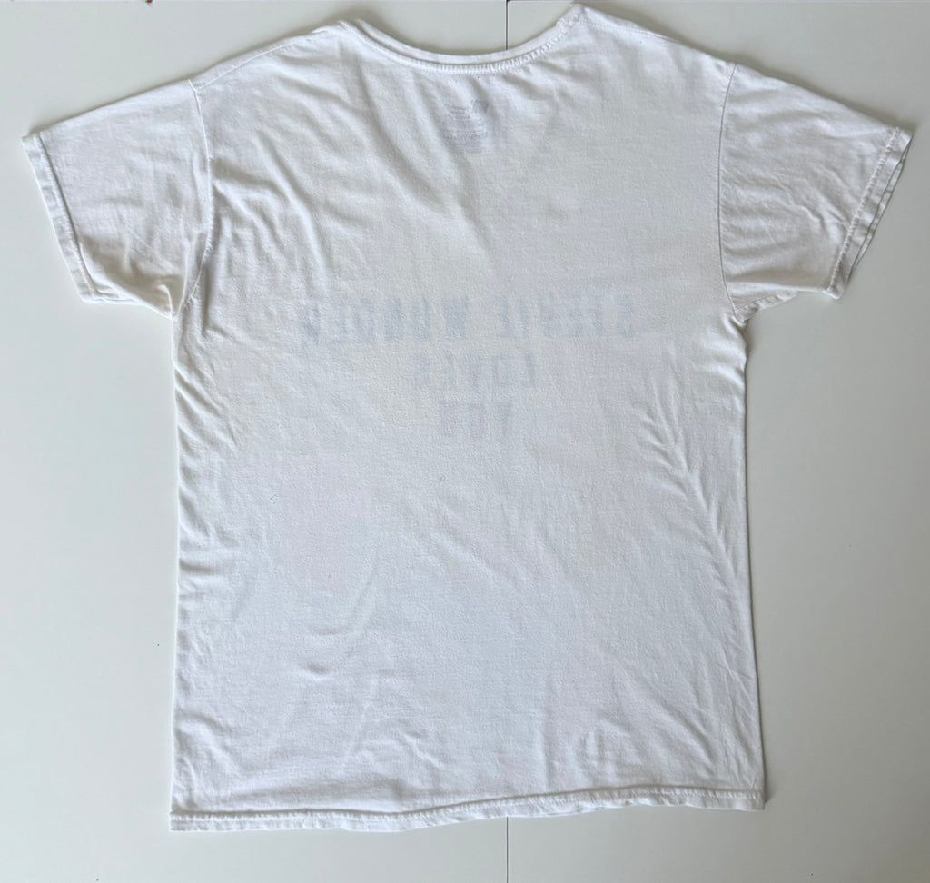 GRAY 001 — STEVIE WONDER LOVES YOU V-Neck White / M / G1