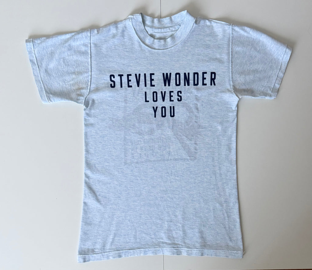 GRAY 001 — STEVIE WONDER LOVES YOU Light Blue/ S / G1