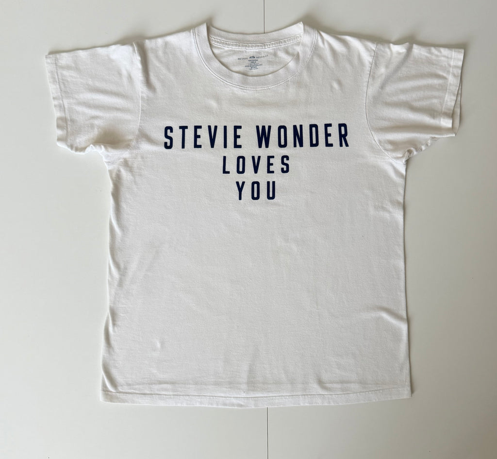 GRAY 001 — STEVIE WONDER LOVES YOU White Crop /W-L / G1