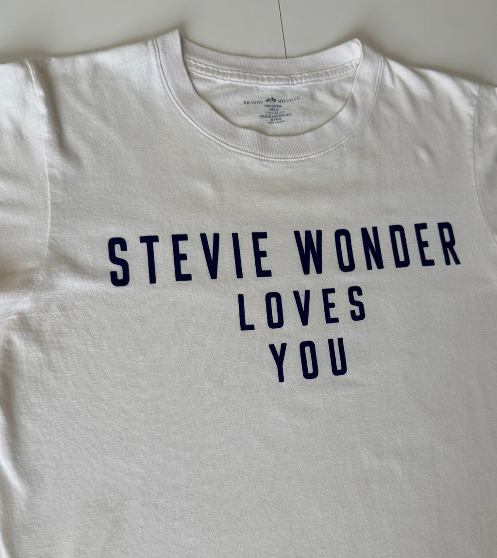 GRAY 001 — STEVIE WONDER LOVES YOU White Crop /W-L / G1