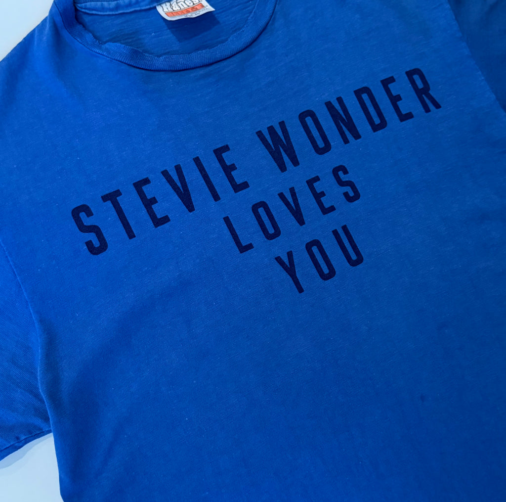 GRAY 001 — STEVIE WONDER LOVES YOU Cobalt Blue / M / G1