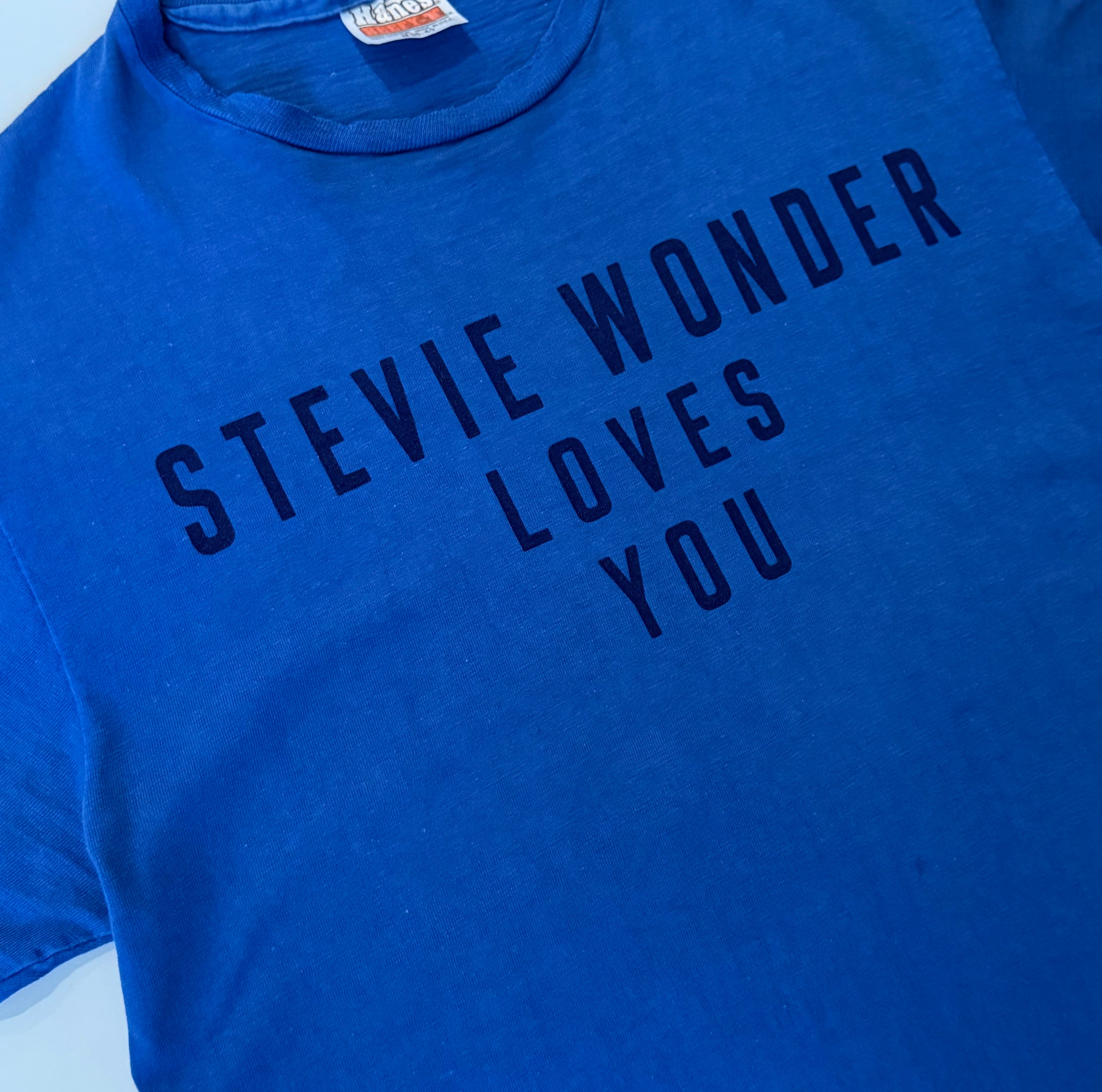 GRAY 001 — STEVIE WONDER LOVES YOU Cobalt Blue / M / G1