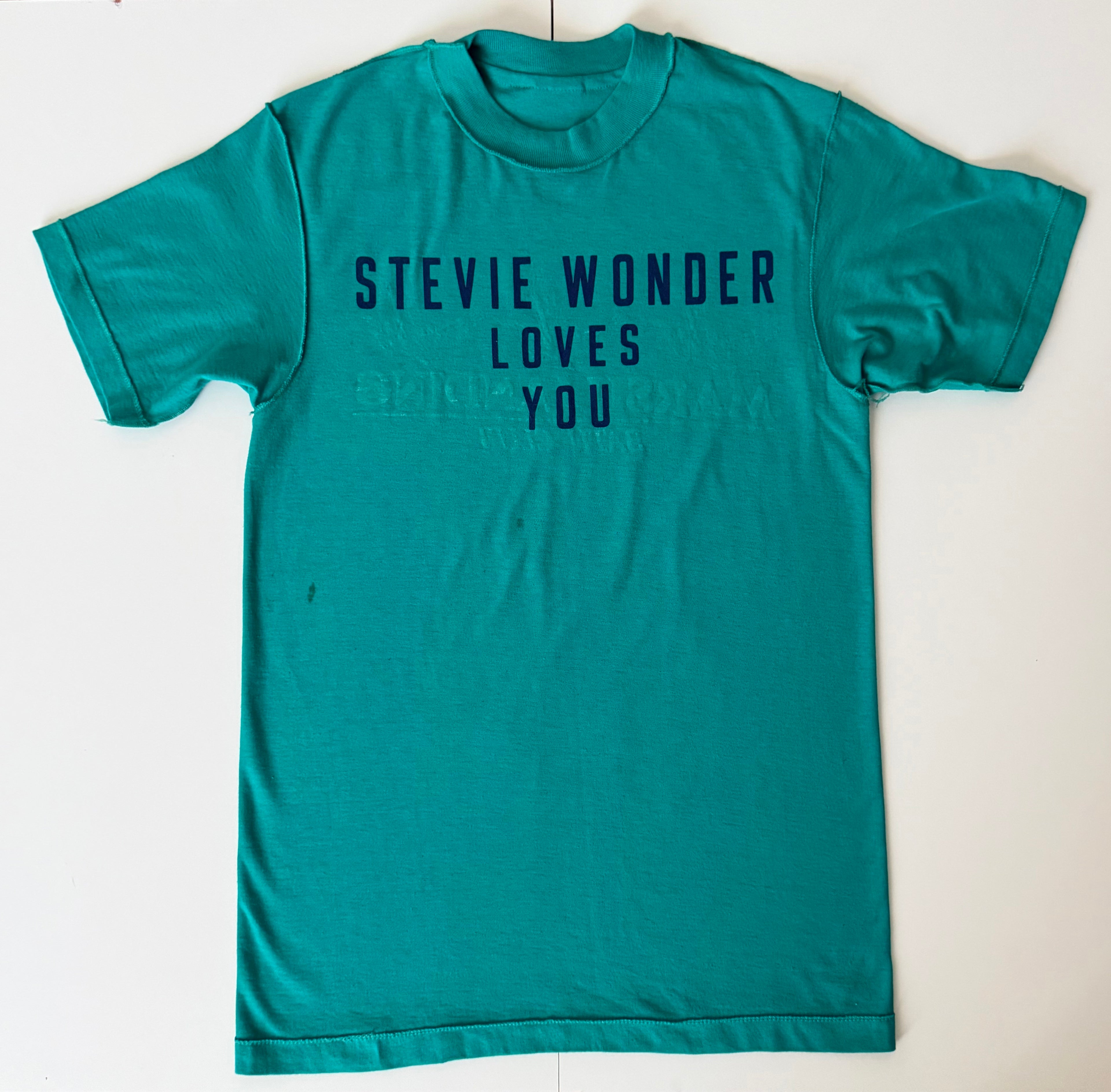 GRAY 001 — STEVIE WONDER LOVES YOU Teal / M / G1