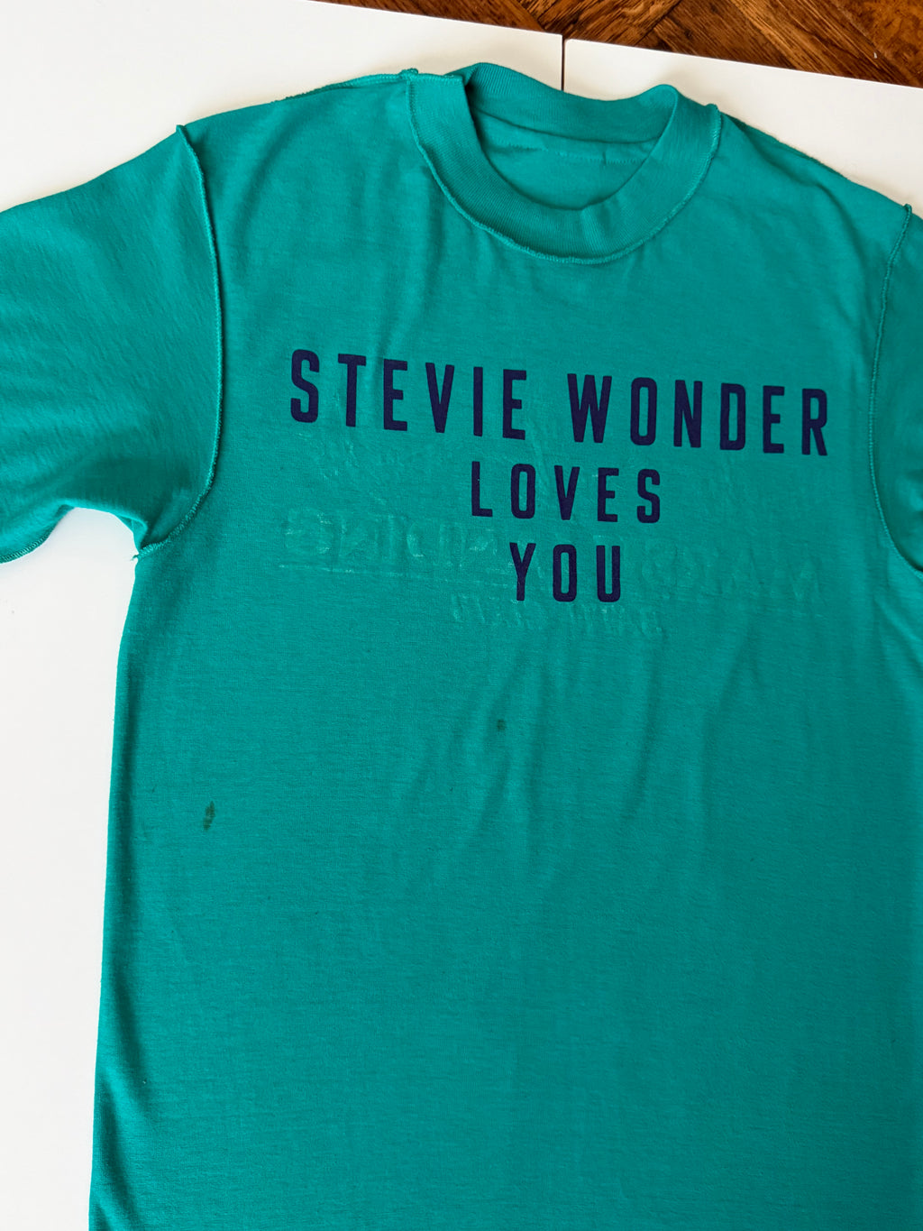 GRAY 001 — STEVIE WONDER LOVES YOU Teal / M / G1