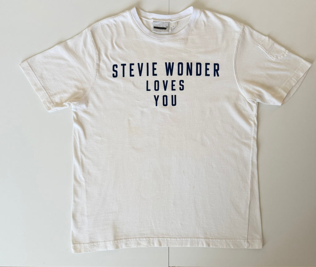 GRAY 001 — STEVIE WONDER LOVES YOU White / M / G1