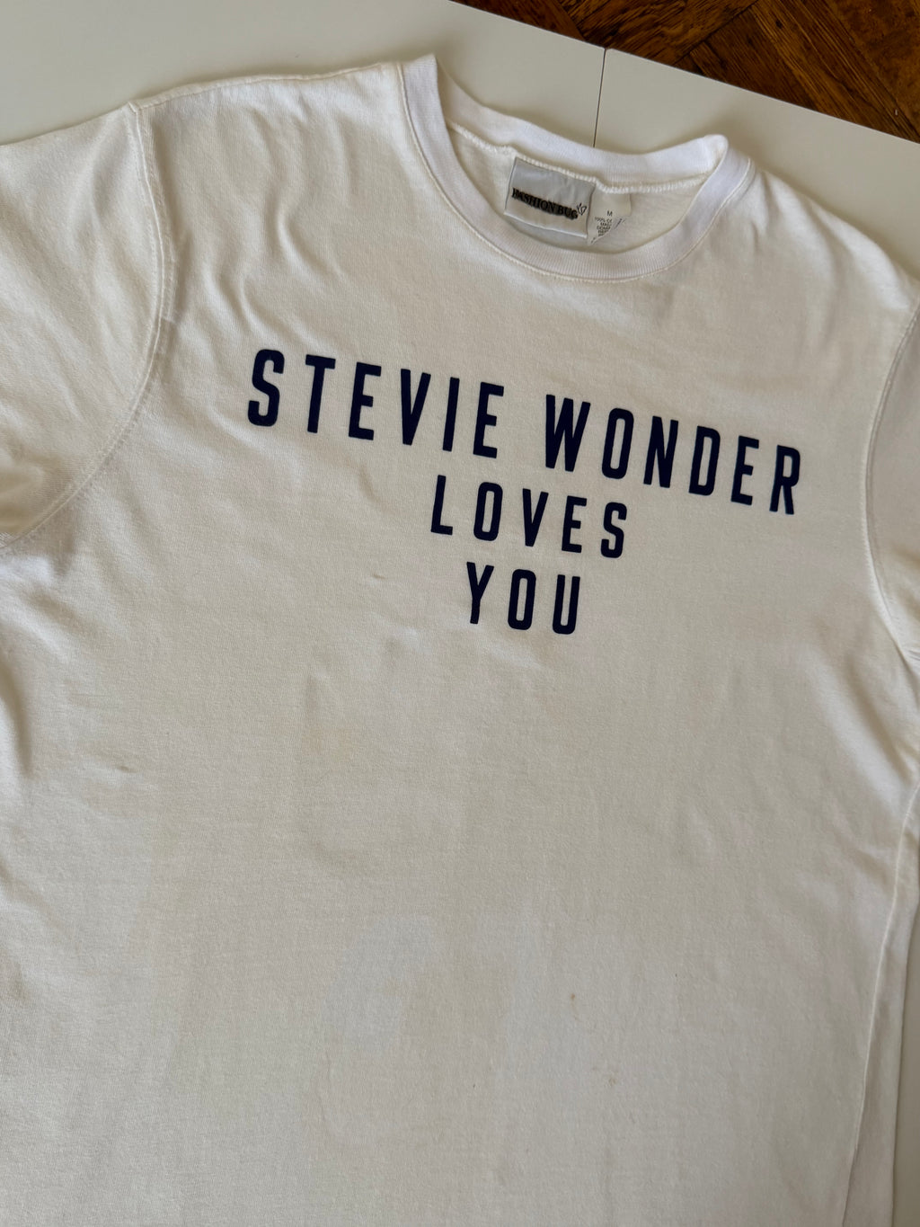 GRAY 001 — STEVIE WONDER LOVES YOU White / M / G1
