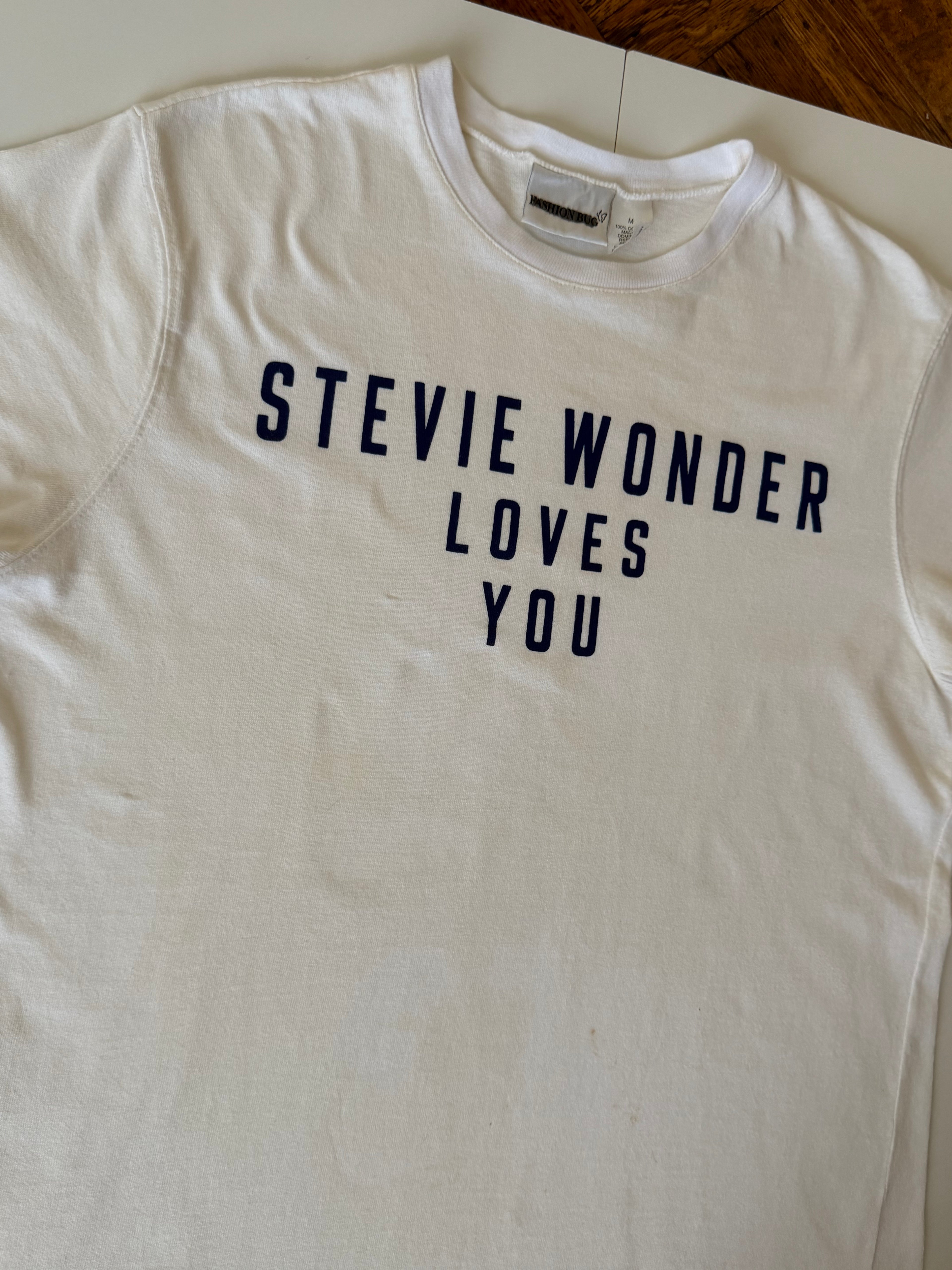 GRAY 001 — STEVIE WONDER LOVES YOU White / M / G1